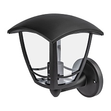 Садово-парковый светильник ЭРА «Дели» ДБУ 07-8-001 черный 4-гранный IP44 светодиодный 8Вт 3000K Б0064196 2