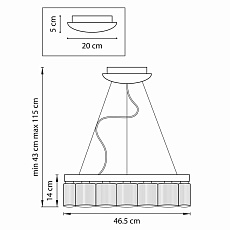 Подвесная светодиодная люстра Lightstar Nibbler 812126 1