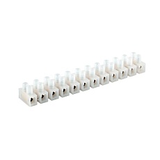 Колодка клеммная винтовая Stekker, линейка 12 штук, полипропилен, LD226-6A DIY 39895