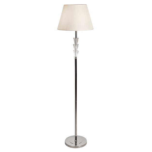 Торшер iLamp Alesti F2424-1 Nickel Фото № 1