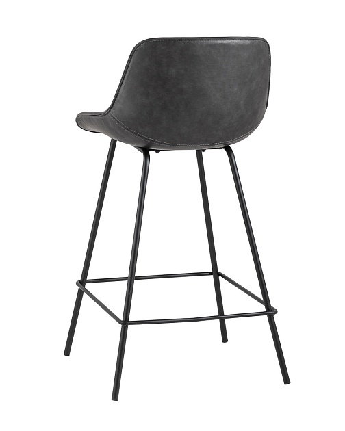 Полубарный стул Stool Group TEXAS экокожа серый 9090C Фото № 6