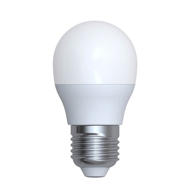 Лампа светодиодная Uniel E27 6W 4000K матовая LED-G45-6W/4000K/E27/FR/RA95 PLK01WH UL-00006533 фото 
