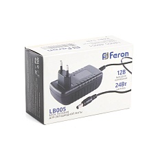 Блок питания для светодиодной ленты Feron LB005 12V 24W IP20 2A 48051 1