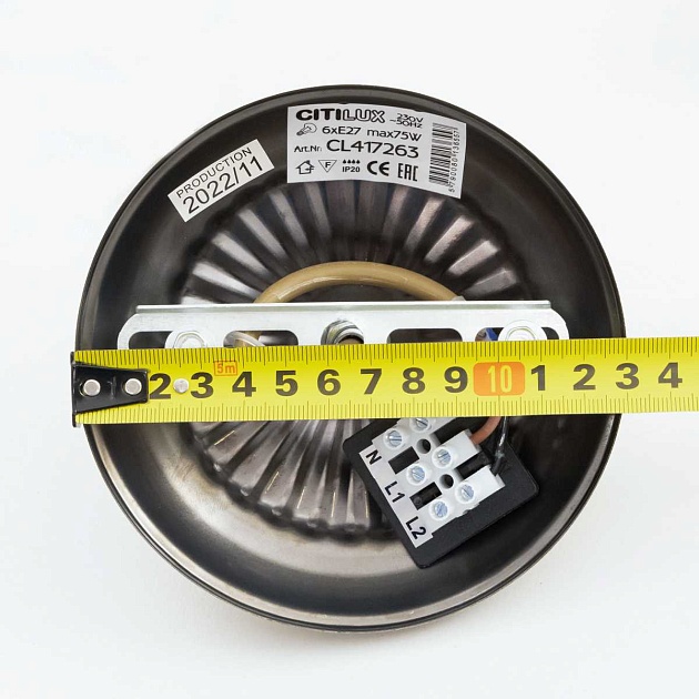 Подвесная люстра Citilux Франческа CL417263 изображение 3 Подвесная люстра Citilux Франческа CL417263 Фото № 3