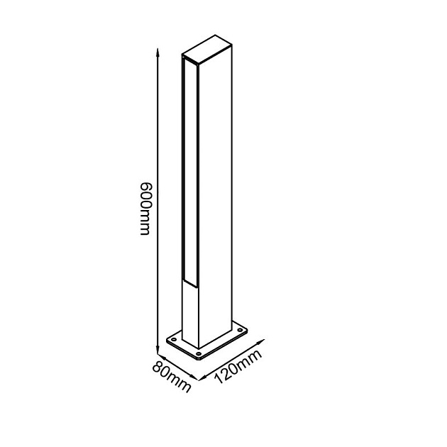 Наземный уличный светильник Mantra LOTUS 9160 Фото № 2