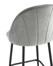 Полубарный стул Stool Group Логан велюр серый AV 413-B26-08(PP) 4
