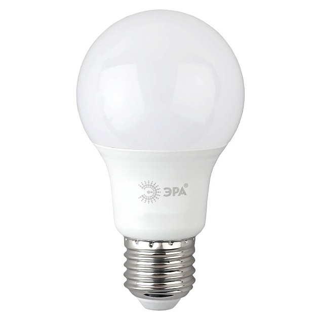 Лампа светодиодная ЭРА E27 10W 6500K матовая A60-10W-865-E27 R Б0045324 фото 