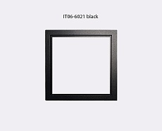 Встраиваемый светодиодный светильник Italline IT06-6020 black 4000K 3