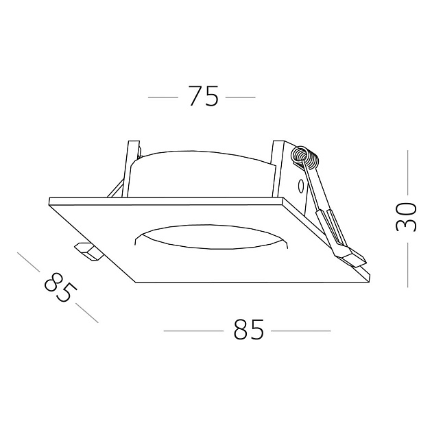 Встраиваемый светильник ST Luce ST263.518.01 Фото № 2
