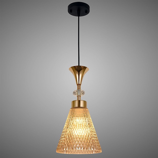 Подвесной светильник Reluce 02005-0.9-01 Amber Фото № 3