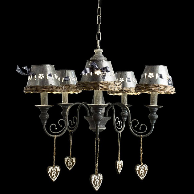 Подвесная люстра Arte Lamp Fattoria A5290LM-5RI изображение 3 Подвесная люстра Arte Lamp Fattoria A5290LM-5RI Фото № 3
