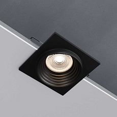 Встраиваемый светильник Elektrostandard Senso 25006/01 GU10 черный a064249 2