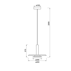 Подвесной светильник Mantra Tina 9001 1