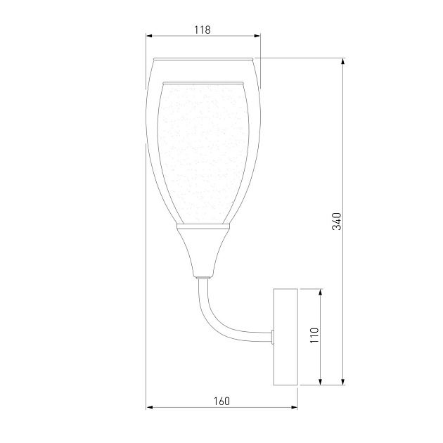Настенный светильник Eurosvet Cosmic 50285/1 хром изображение 2 Настенный светильник Eurosvet Cosmic 50285/1 хром Фото № 2