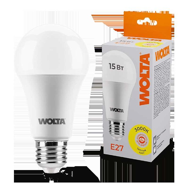 Светодиодная лампа WOLTA 25Y60BL15E27 изображение 1 Светодиодная лампа WOLTA 25Y60BL15E27 Фото № 1