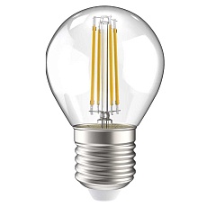 Лампа светодиодная филаментная IEK E27 7W 4000K прозрачная LLF-G45-7-230-40-E27-CL 2