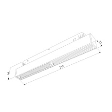 Трековый светодиодный светильник Elektrostandard Slim Magnetic 85008/01 a057196 1