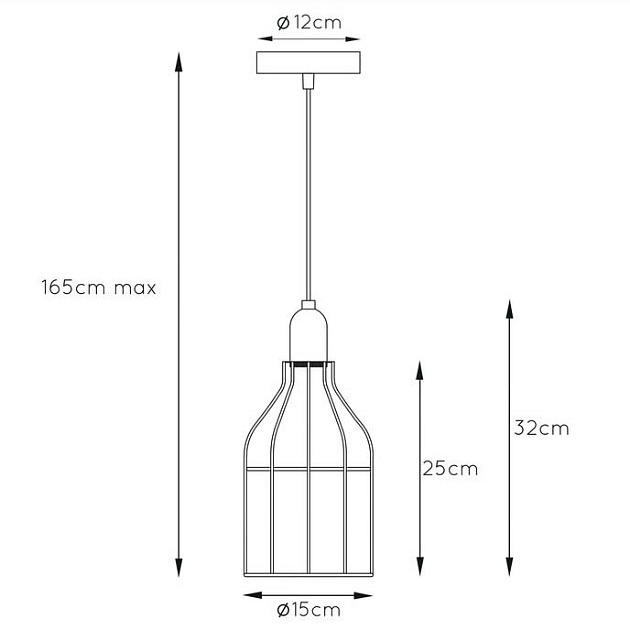 Подвесной светильник Lucide Paulien 08327/01/35 изображение 2 Подвесной светильник Lucide Paulien 08327/01/35 Фото № 2