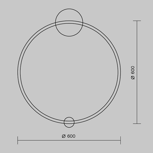 Настенный светильник Maytoni Halo MOD005WL-L22BSK1 Фото № 2