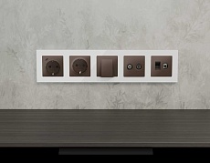 Лицевая панель AMBRELLA VOLT ALFA AP6405