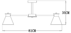 Потолочная люстра Arte Lamp Tyler A1031PL-8WH 1