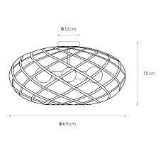 Потолочный светильник Lucide Wolfram 21117/65/02 1