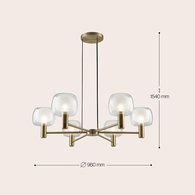 Подвесная люстра Maytoni Vision MOD411PL-06G Фото № 2