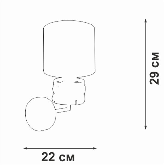 Бра Vitaluce V1855-1/1A Фото № 2
