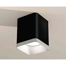 Комплект накладного светильника Ambrella light Techno Spot XS7813001 SBK/SWH черный песок/белый песок (C7813, N7701) 1