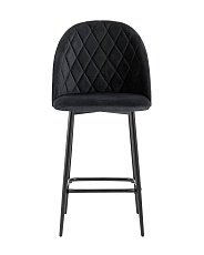 Полубарный стул Stool Group Марсель велюр черный AV 408-H75-08(PP) 1