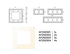 Рамка AMBRELLA VOLT AF250302 1
