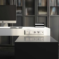 Выключатель Werkel одноклавишный проходной перламутровый рифленый W1112013 4690389160820 4