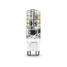 Лампа светодиодная Gauss G9 3W 2700K прозрачная 107709103 2