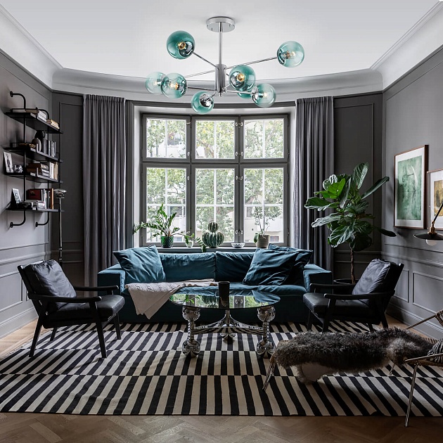 Потолочная люстра Eurosvet Ascot 30166/8 хром изображение 5 Потолочная люстра Eurosvet Ascot 30166/8 хром Фото № 5