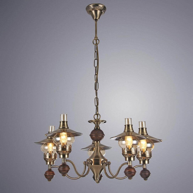 Подвесная люстра Arte Lamp Trattoria A5664LM-5AB Фото № 2