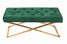Банкетка ArtHomeDecor Cross ID-78 GL Green 2