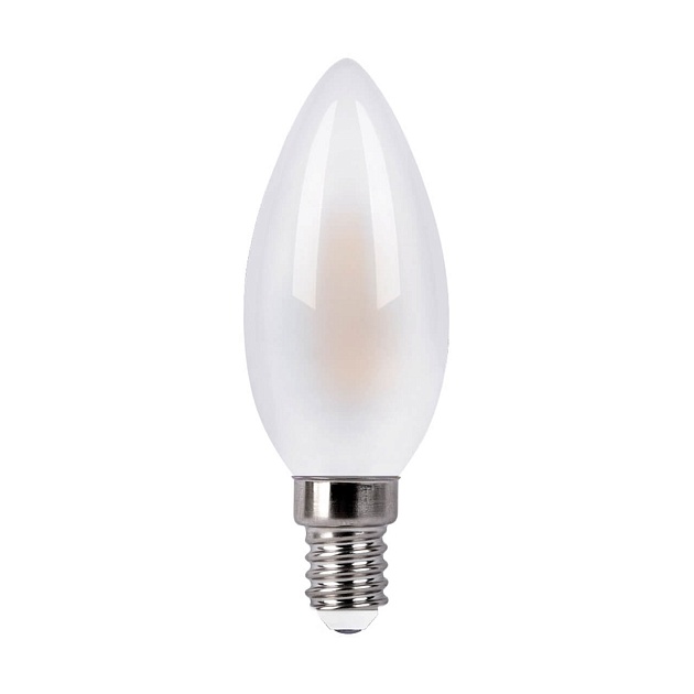 Лампа светодиодная филаментная Elektrostandard E14 7W 4200K матовая a049063 фото 