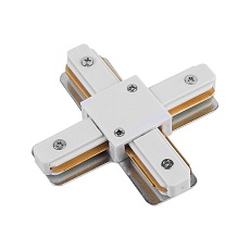 Коннектор для шинопровода General Х- образный 1-фазный G-1-TXT-IP20 белый