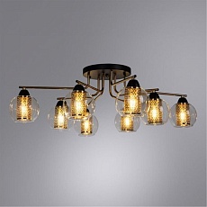 Потолочная люстра Arte Lamp Manchester A7045PL-8BK 3