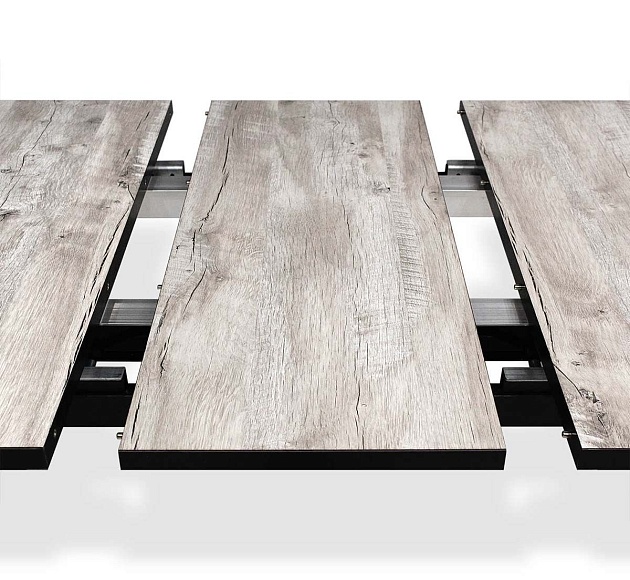 Кухонный стол Sheffilton SHT-T40/130-160 дуб аляска/черный 5557229202 изображение 4 Кухонный стол Sheffilton SHT-T40/130-160 дуб аляска/черный 5557229202 Фото № 4