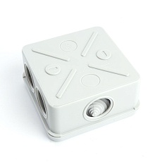 Коробка разветвительная уравнивания потенциалов (КУП) Stekker EBX20-36-55, 100*100*50мм, 6 вводов, IP55, светло-серая (GE41361) 49001 5