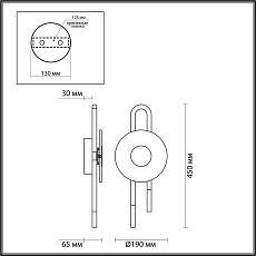 Бра Odeon Light Exclusive Modern Magnet 5407/6WL 5