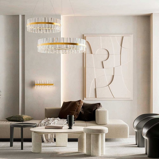 Подвесная светодиодная люстра Maytoni Mirage MOD173PL-L60BS3K Фото № 6