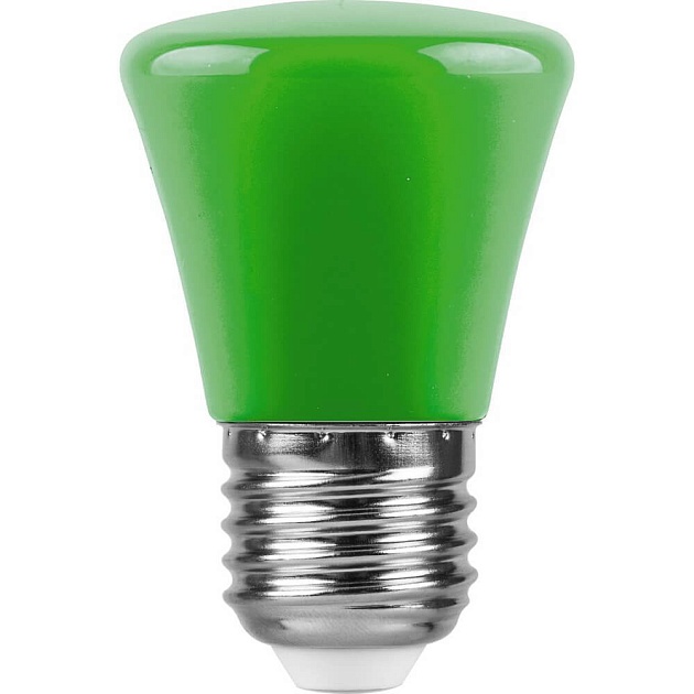 Лампа светодиодная Feron E27 1W зеленая LB-372 25912 фото 