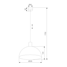 Подвесной светильник TK Lighting 4508 Oslo 1