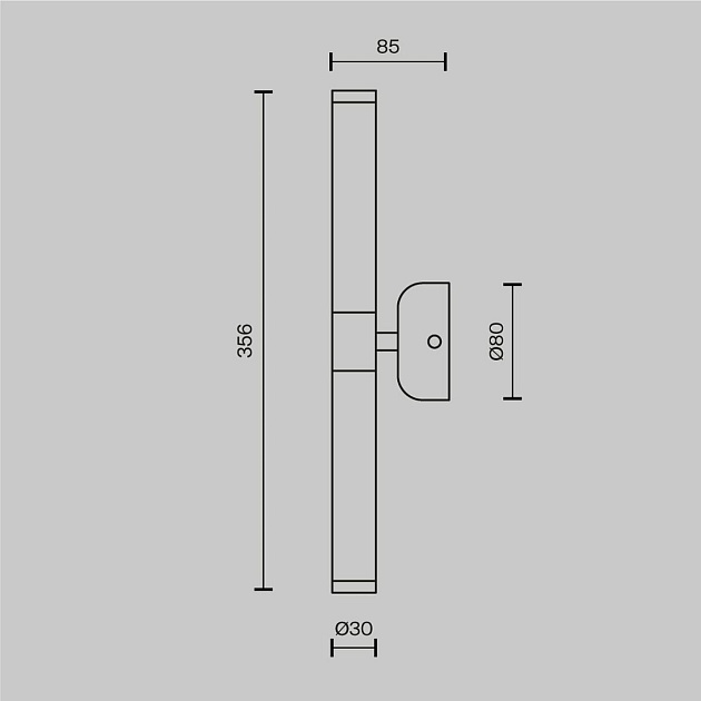 Настенный светильник Maytoni Modern Axis MOD106WL-L10G3K Фото № 3
