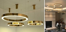 Подвесной светодиодный светильник Imperium Loft Light Ring Horizontal 177930-22 2