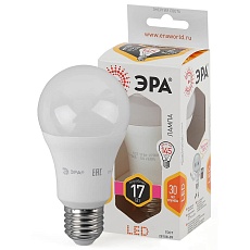 Лампа светодиодная ЭРА E27 17W 2700K матовая LED A60-17W-827-E27 Б0031699 3