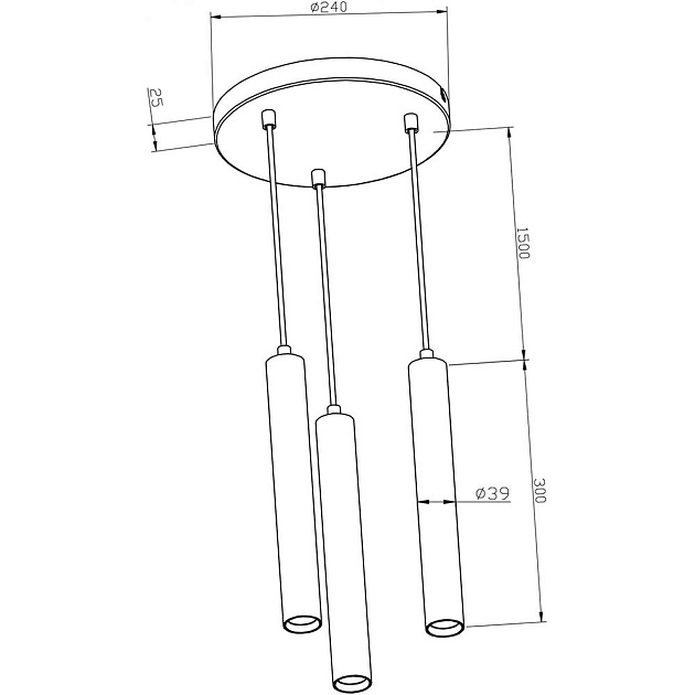 Подвесной светильник Deko-Light Schwarz 342217 Фото № 2