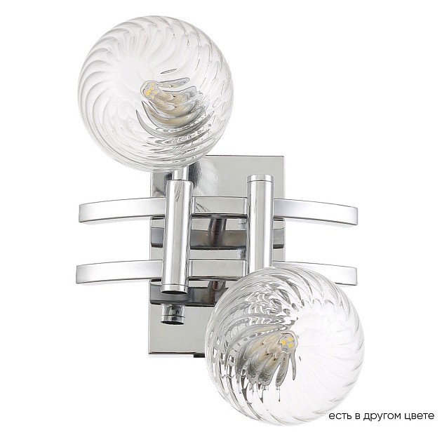 Бра Crystal Lux Luxury AP2 Chrome Фото № 1